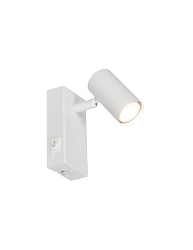 TARYN verstellbarer Strahler, für Wand oder Decke, Leuchtmittel nicht enthalten: 1 x GU10 max. 5 W, weiß