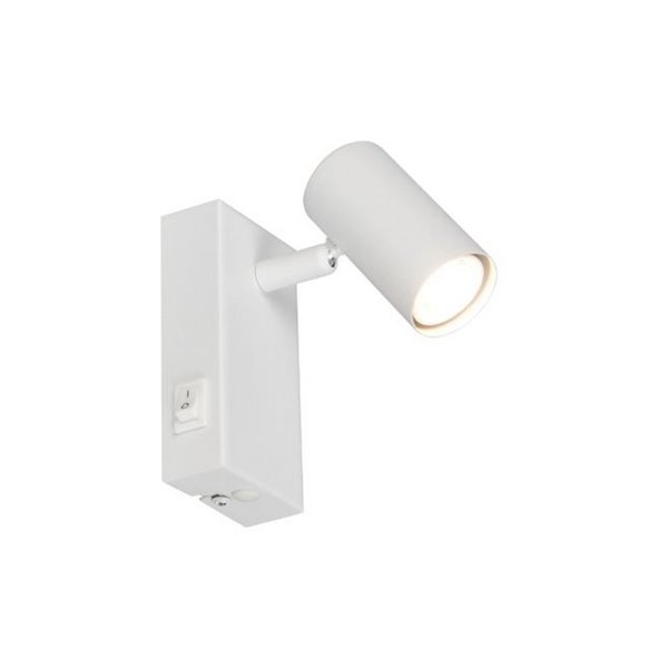 Foco TARYN orientable, para pared o techo, bombilla excl. 1x GU10 max. 5W Blanco