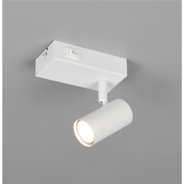 Foco TARYN orientable, para pared o techo, bombilla excl. 1x GU10 max. 5W Blanco