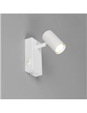 Refletor ajustável TARYN, para parede ou teto, lâmpada não incluída. 1x GU10 máx. 5W branca.