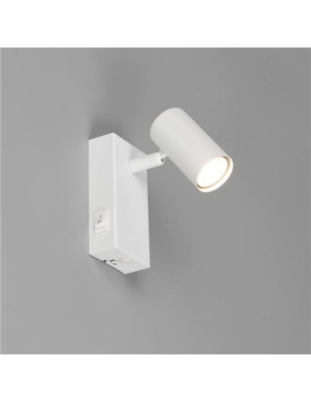 Refletor ajustável TARYN, para parede ou teto, lâmpada não incluída. 1x GU10 máx. 5W branca.
