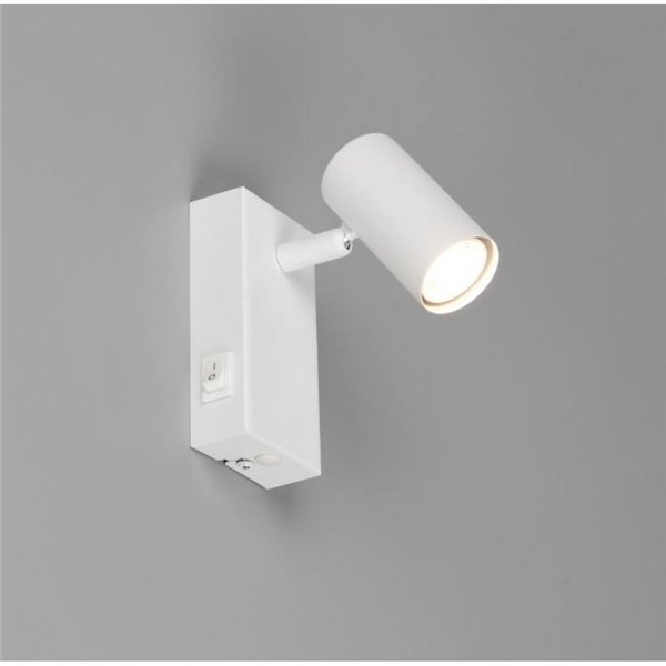 Foco TARYN orientable, para pared o techo, bombilla excl. 1x GU10 max. 5W Blanco