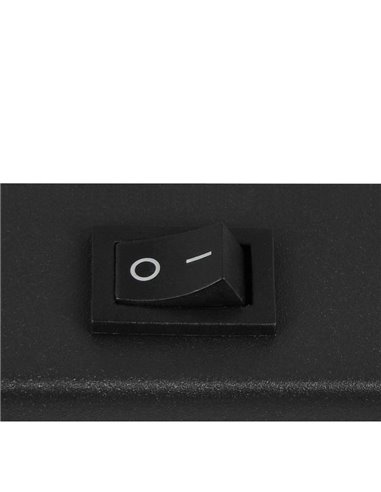 Foco de pared TARYN orientable bombilla excl. 1x GU10 max. 5W Negro