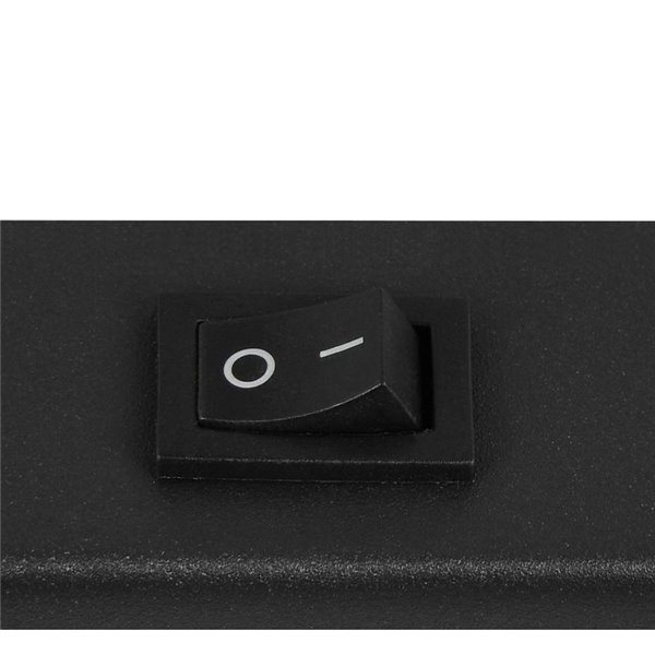 Refletor ajustável TARYN para parede ou teto, lâmpada não incluída (1 x GU10 máx. 5W), preto.