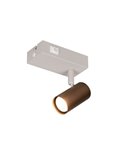 Spot mural/plafonnier orientable TARYN, ampoule non incluse (1 x GU10 max. 5W), couleur café
