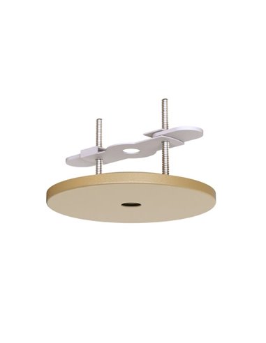 Base redonda embutida para plafon, 1 luminária modular, várias cores