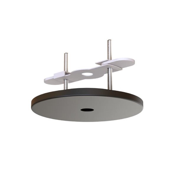 Base redonda embutida para plafon, 1 luminária modular, várias cores