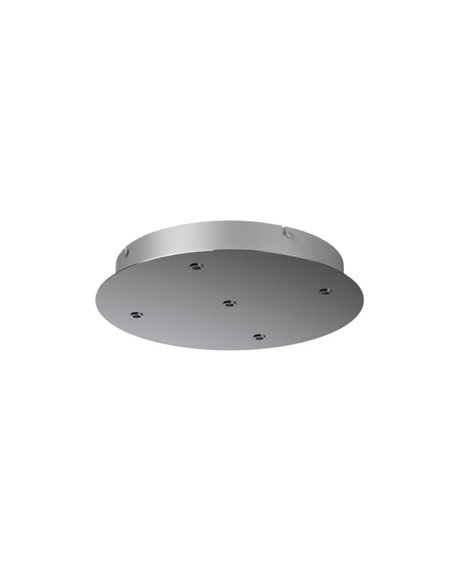 Base redonda para plafon com 5 lâmpadas, MODULAR LIGHT 1, diversas cores