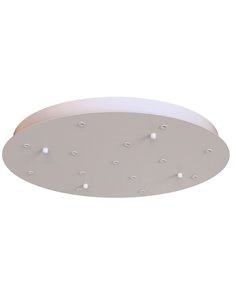 Base redonda para plafon com 14 lâmpadas, modelo MODULAR LIGHT 1, diversas cores.