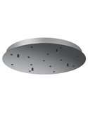 Base redonda para plafon com 14 lâmpadas, modelo MODULAR LIGHT 1, diversas cores.