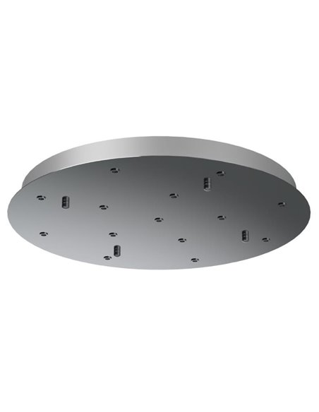 Rosace de plafond ronde à 14 lumières MODULAR LIGHT 1, couleurs variées