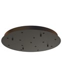 Base redonda para plafon com 14 lâmpadas, modelo MODULAR LIGHT 1, diversas cores.