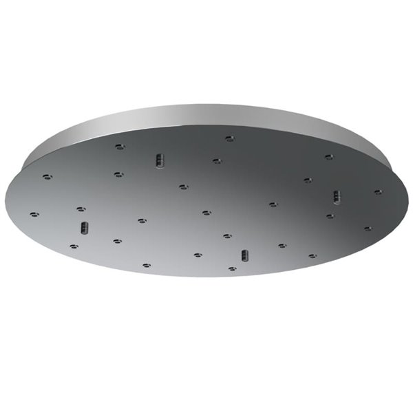 Base redonda para plafon com 24 lâmpadas, modelo MODULAR LIGHT 1, diversas cores.
