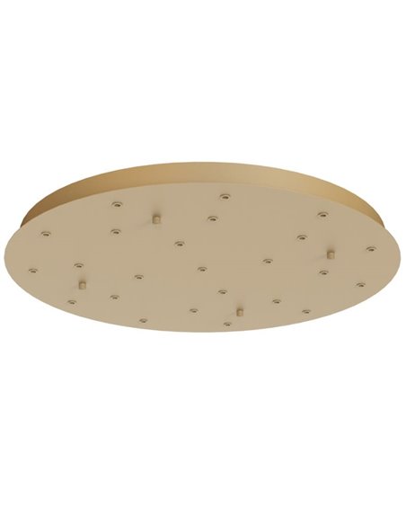 Base redonda para plafon com 24 lâmpadas, modelo MODULAR LIGHT 1, diversas cores.