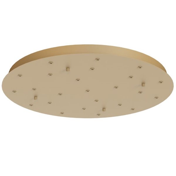 Base redonda para plafon com 24 lâmpadas, modelo MODULAR LIGHT 1, diversas cores.