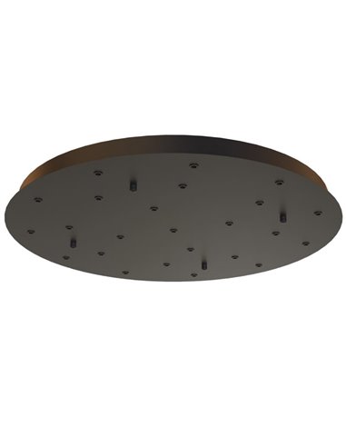 Base redonda para plafon com 24 lâmpadas, modelo MODULAR LIGHT 1, diversas cores.