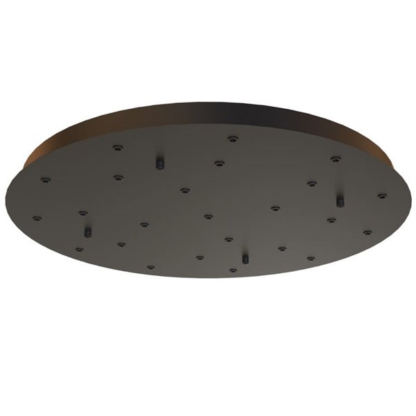 Base redonda para plafon com 24 lâmpadas, modelo MODULAR LIGHT 1, diversas cores.