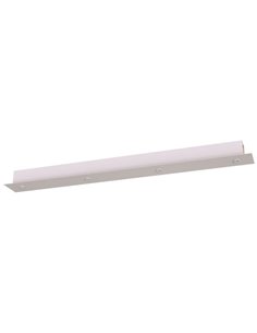 Rosace modulaire rectangulaire pour plafond, 1 support pour 4 lampes, couleurs variées