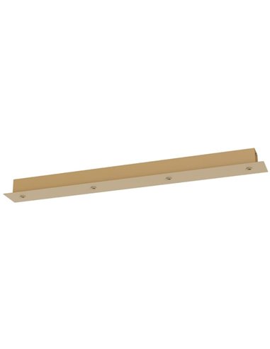 Base regleta florón rectangular 4 Luces MODULAR LIGHT 1, varios colores