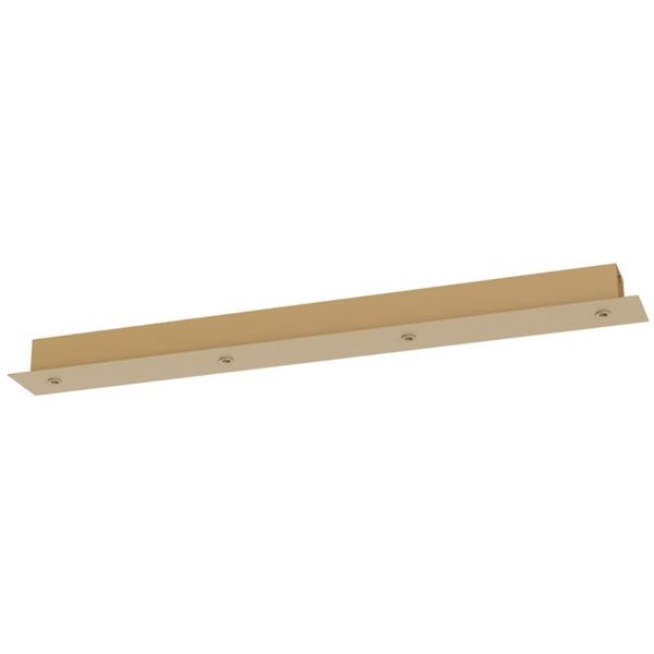 Rosace modulaire rectangulaire pour plafond, 1 support pour 4 lampes, couleurs variées