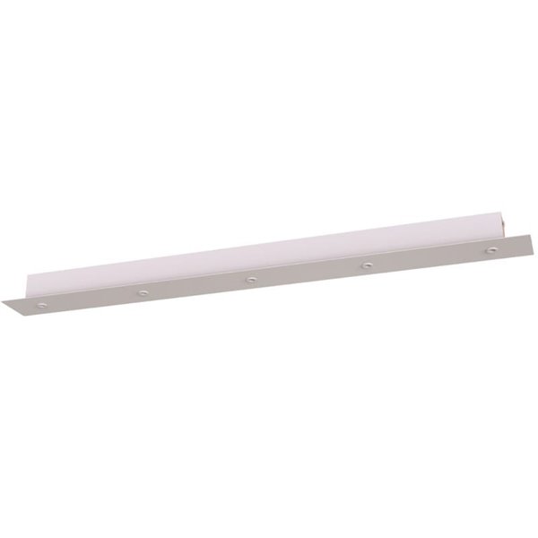 Base regleta florón rectangular 5 Luces MODULAR LIGHT 1, varios colores