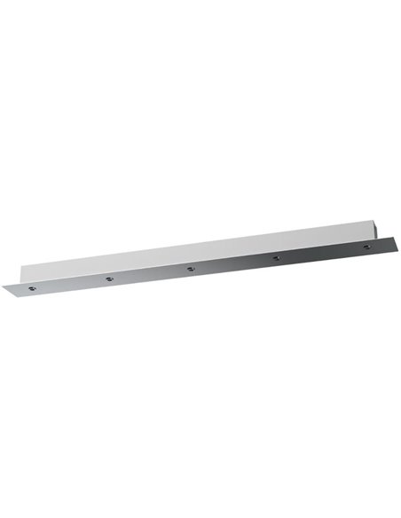 Base regleta florón rectangular 5 Luces MODULAR LIGHT 1, varios colores