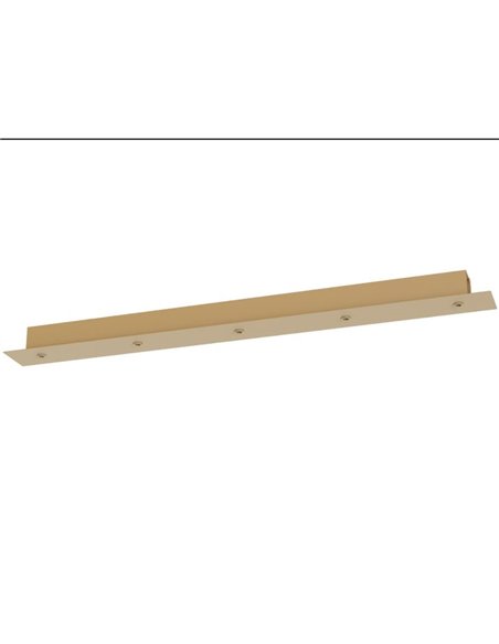 Base regleta florón rectangular 5 Luces MODULAR LIGHT 1, varios colores