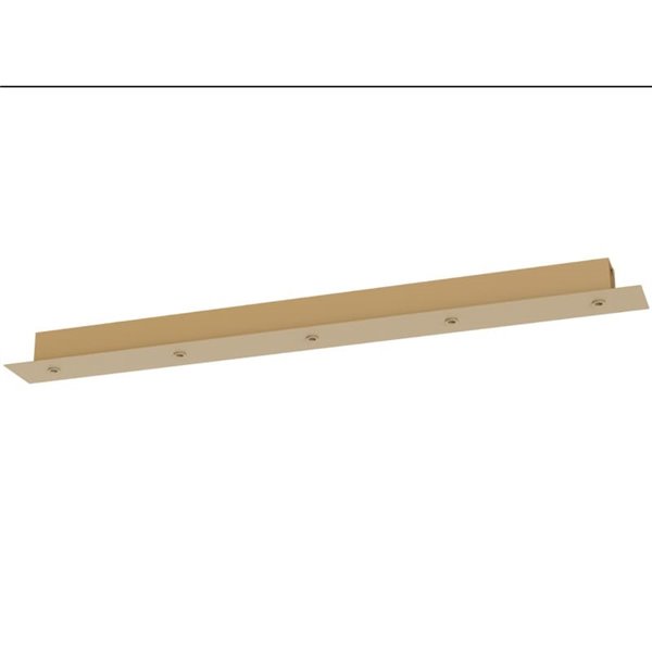 Base regleta florón rectangular 5 Luces MODULAR LIGHT 1, varios colores