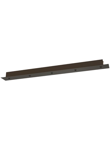Luminária Modular 1 com Base Retangular para Teto com 5 Lâmpadas, Diversas Cores
