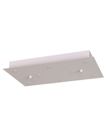 Base florón rectangular 8 Luces MODULAR LIGHT 1, varios colores