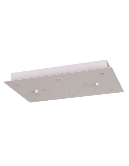 Base florón rectangular 8 Luces MODULAR LIGHT 1, varios colores