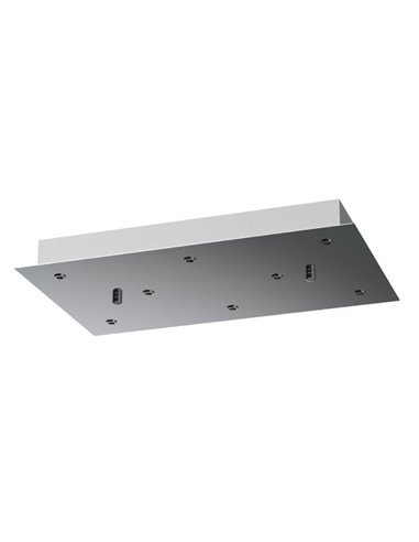 Base florón rectangular 8 Luces MODULAR LIGHT 1, varios colores