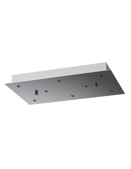 Base florón rectangular 8 Luces MODULAR LIGHT 1, varios colores