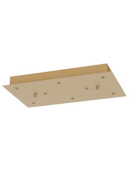 Base florón rectangular 8 Luces MODULAR LIGHT 1, varios colores