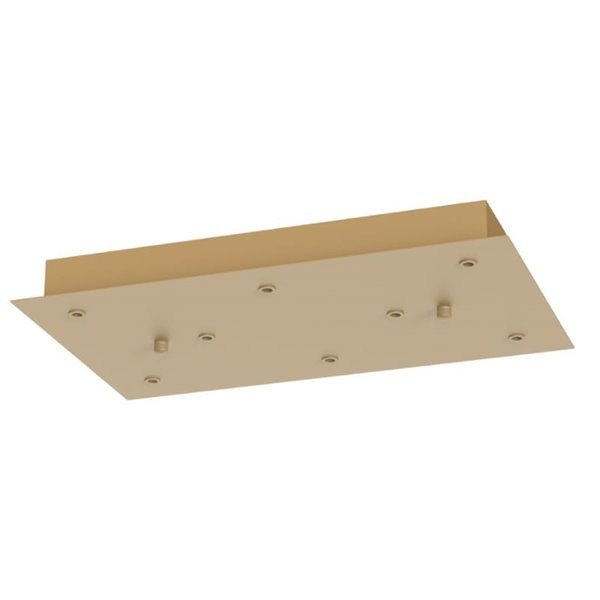 Base retangular para plafon com 8 lâmpadas MODULAR LIGHT, diversas cores.