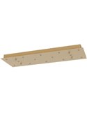 Rosace rectangulaire pour plafond, 14 lumières, MODULAR LIGHT 1, couleurs variées