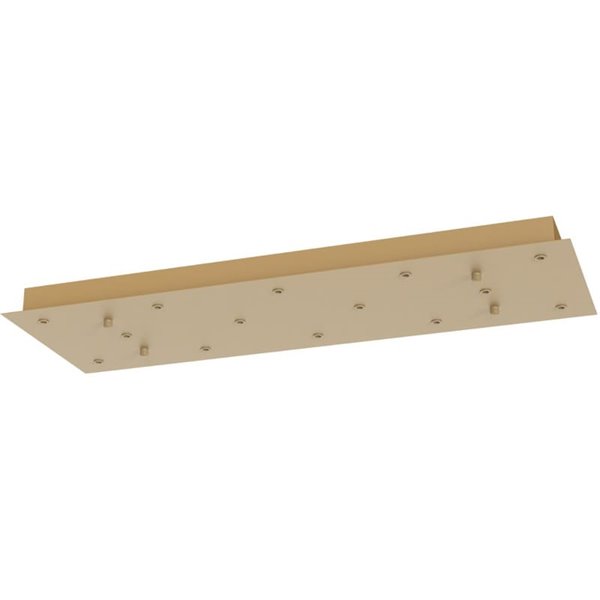 Base retangular para plafon com 14 lâmpadas, modelo MODULAR LIGHT 1, diversas cores.