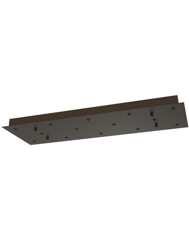 Base retangular para plafon com 14 lâmpadas, modelo MODULAR LIGHT 1, diversas cores.