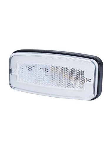 Piloto de galibo delantero LED Neon LD 2761 12/24V homologado IA A IP68 Blanco