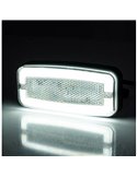 Piloto de galibo delantero LED Neon LD 2761 12/24V homologado IA A IP68 Blanco