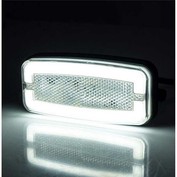 Feu de position avant à LED néon LD 2761 12/24 V homologué IA A IP68 Blanc