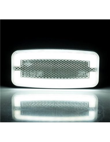 Piloto de galibo delantero LED Neon LD 2761 12/24V homologado IA A IP68 Blanco
