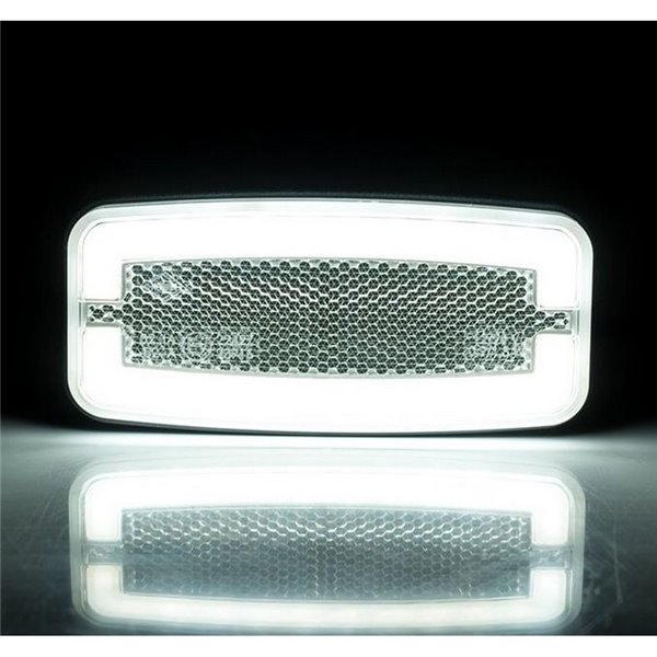 Luz de sinalização frontal LED Neon LD 2761 12/24V aprovada IA A IP68 branca