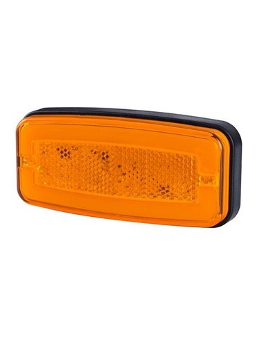 Piloto de galibo lateral LED Neon LD 2762 12/24V homologado IA SM1 IP68 Ámbar