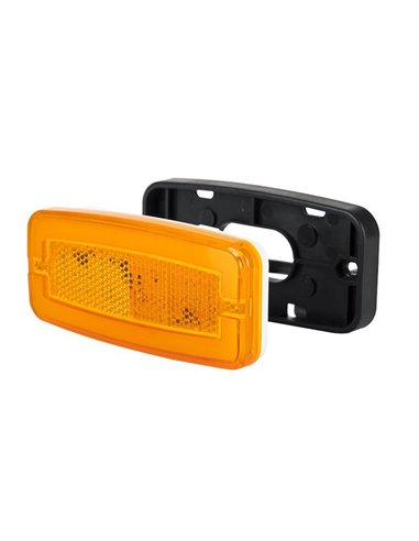 Piloto de galibo lateral LED Neon LD 2762 12/24V homologado IA SM1 IP68 Ámbar