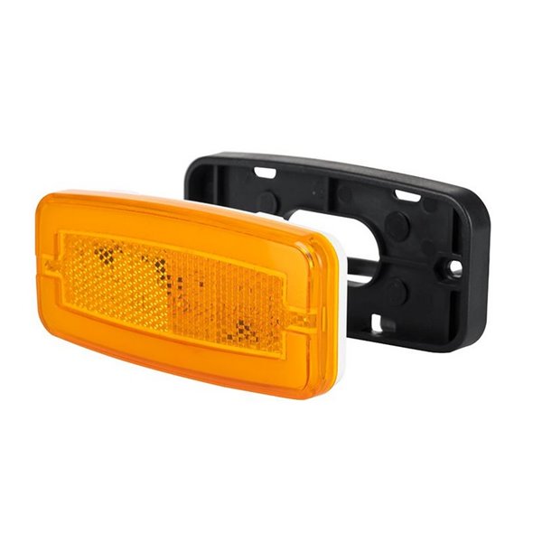 Luz de sinalização lateral LED Gale Pilot Neon LD 2762 12/24V aprovada IA SM1 IP68 âmbar