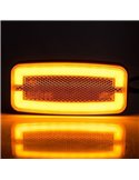 Piloto de galibo lateral LED Neon LD 2762 12/24V homologado IA SM1 IP68 Ámbar
