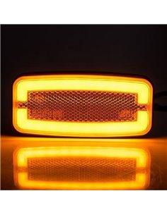 Voyant LED latéral LD 2762 12/24 V homologué IA SM1 IP68 Ambre 2