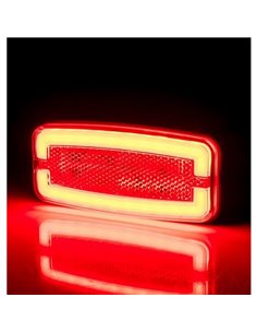 Voyant LED néon arrière à flamme LD 2763 12/24 V homologué IA R1 IP68 rouge 2