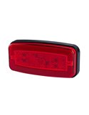 Piloto de galibo trasero LED Neon LD 2763 12/24V homologado IA R1 IP68 Rojo
